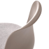 Nowoczesne Krzesło Barowe Hoker Tapicerowane do Kuchni Baru Loft Metal Cappuccino Popielaty H127 Halmar