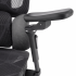Nowoczesny Ergonomiczny Fotel Gabinetowy z Funkcją MULTIBLOCK do Biura Gabinetu Czarny Siatka CUBUS Halmar