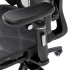 Nowoczesny Ergonomiczny Fotel Gabinetowy z Funkcją MULTIBLOCK do Biura Gabinetu Czarny Siatka CUBUS Halmar