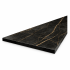 Nowoczesny Duży Blat Kuchenny Do Kuchni 202x60 cm Czarny Marmur Nero Bronzo K698 PN VENTO