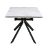 Stół Ceramiczny Rozkładany 160-240x90 cm Biały Marmur do Jadalni Salonu Loft FOGER
