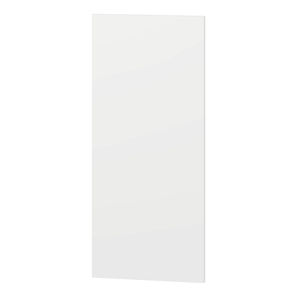 Matowa Maskownica Boku Szafki Nowoczesny Front Maskujący 32x72 cm Biały VENTO