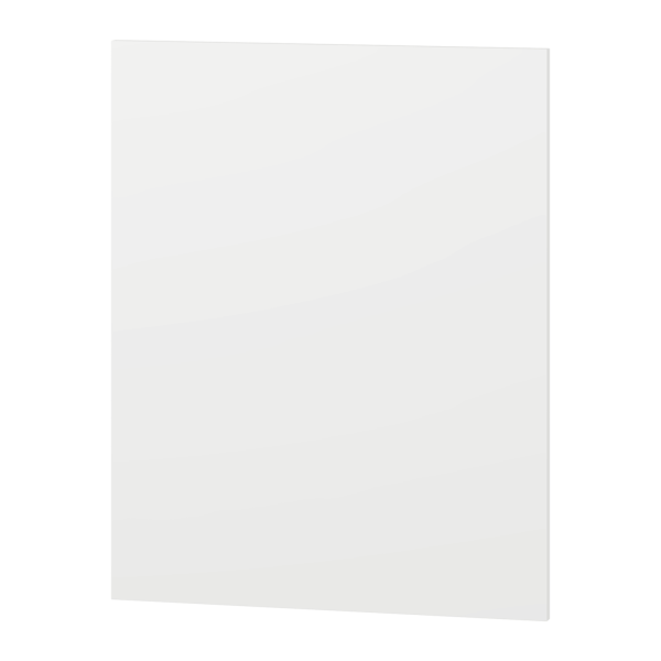 Matowa Maskownica Boku Szafki 58x72 cm Front Maskujący Nowoczesny Biały Mat VENTO