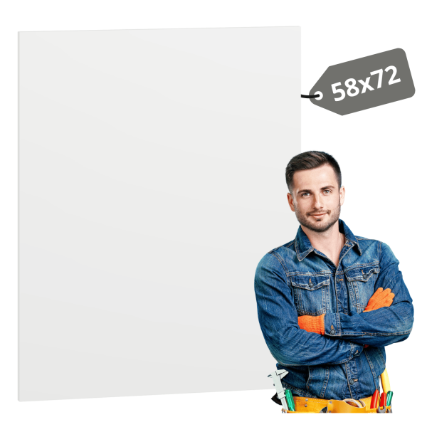 Matowa Maskownica Boku Szafki 58x72 cm Front Maskujący Nowoczesny Biały Mat VENTO