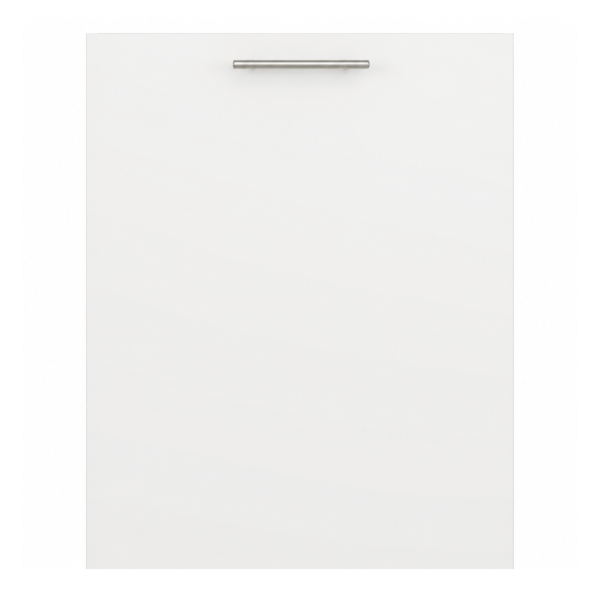Biały Front Kuchenny Do Zabudowy Zmywarki Matowy Nowoczesny Do Kuchni 60x72 cm VENTO