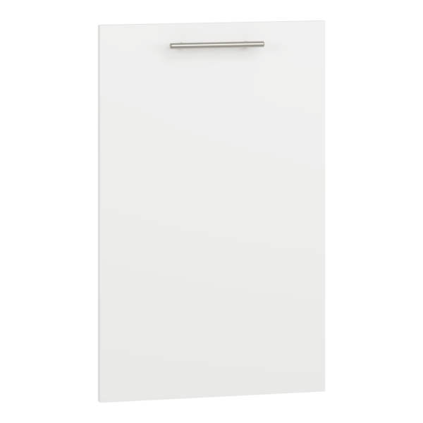 Matowy Front Kuchenny Nowoczesny Do Zabudowy Zmywarki Do Kuchni 45x72 cm Biały Mat VENTO