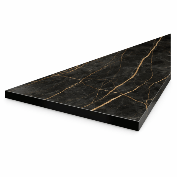 Czarny Nowoczesny Blat Kuchenny Do Kuchni 101x60 cm Marmur Nero Bronzo K698 PN VENTO