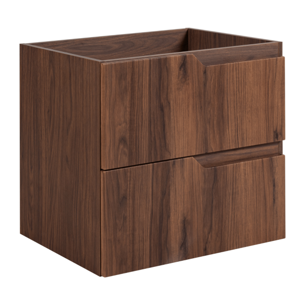 Nowoczesna Szafka pod Umywalkę do Łazienki 60 cm Gładka Elegancka Dąb Orzech MODERN