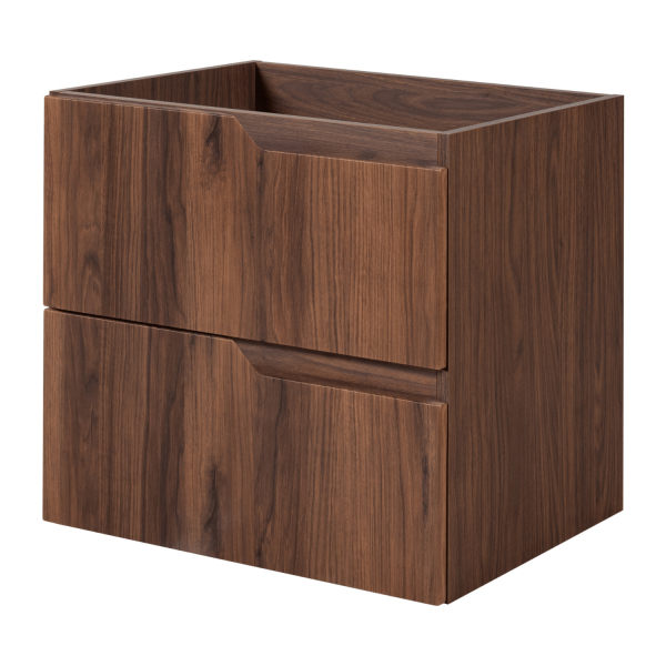 Nowoczesna Szafka pod Umywalkę do Łazienki 60 cm Gładka Elegancka Dąb Orzech MODERN