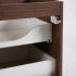Nowoczesna Szafka pod Umywalkę do Łazienki 60 cm Gładka Elegancka Dąb Orzech MODERN