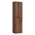 Wysoki Słupek Łazienkowy Wiszący 136 cm z Półkami Nowoczesny Dąb Orzech MODERN