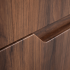 Nowoczesna Szafka z Blatem Zestaw pod Umywalkę do Łazienki 120 cm Elegancki Dąb Orzech MODERN