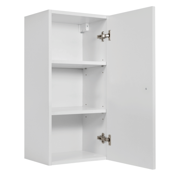 Biały Półsłupek 68 cm Wiszący Łazienkowy Elegancki Ryflowany Nowoczesny BELLO