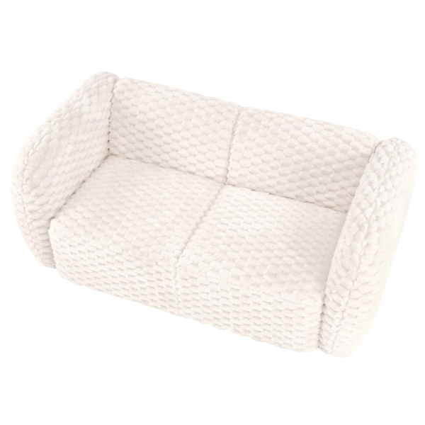 Nowoczesna Miękka Sofa Dwuosobowa do Salonu Skandynawska Kremowy MALTA Halmar
