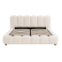 Nowoczesne Łóżko 160x200 do Sypialni Glamour Kremowy Boucle BRISA Halmar