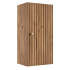 Półsłupek Łazienkowy 68 cm Wiszący Elegancki Ryflowany Nowoczesny Dąb Craft Złoty BELLO