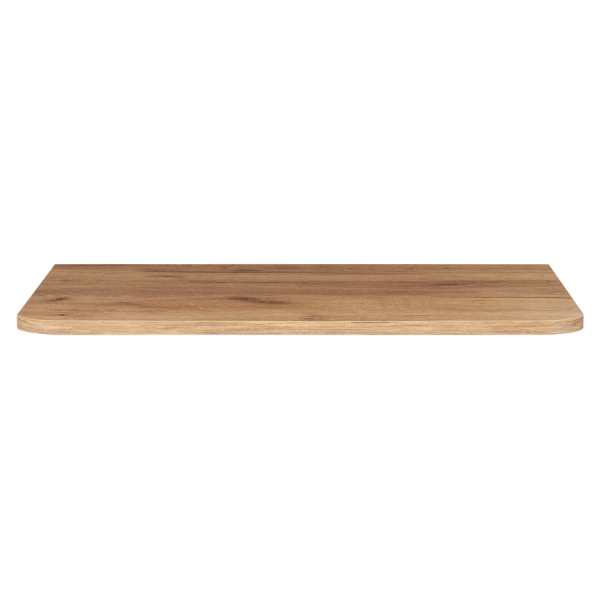 Matowy Blat Łazienkowy 120 cm Pod Umywalkę Dąb Craft Złoty LINEA