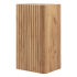 Wiszący Półsłupek Łazienkowy 68 cm Elegancki Ryflowany Nowoczesny Dąb Craft Złoty LINEA