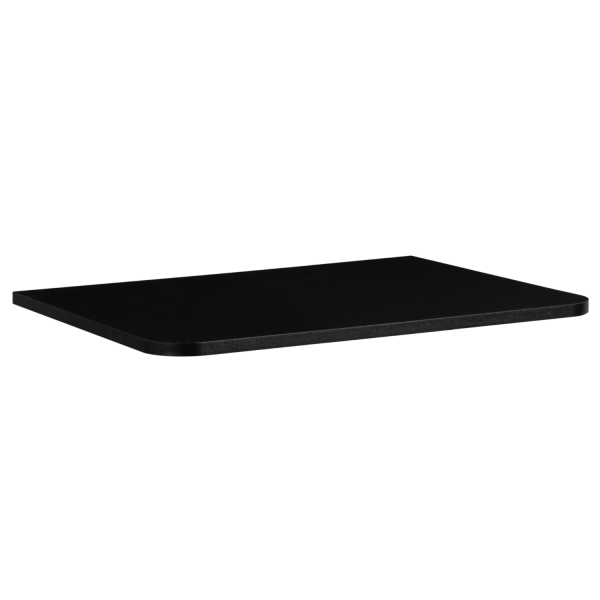 Szafka Wisząca Łazienkowa z Blatem 60 cm pod Umywalkę Nowoczesna Ryflowana Elegancka Czarna LINEA