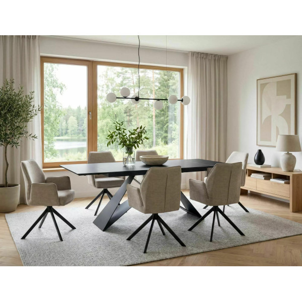 Stół Westin Ceramic Sahara Noir