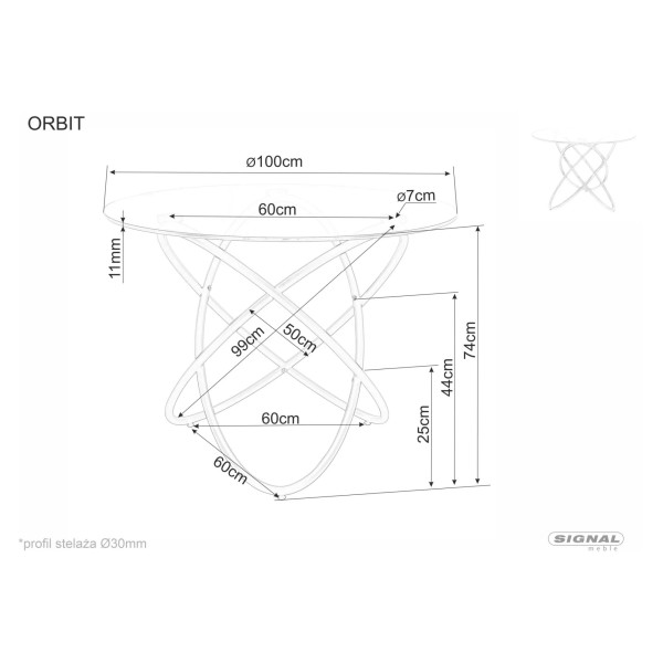 Stół Orbit