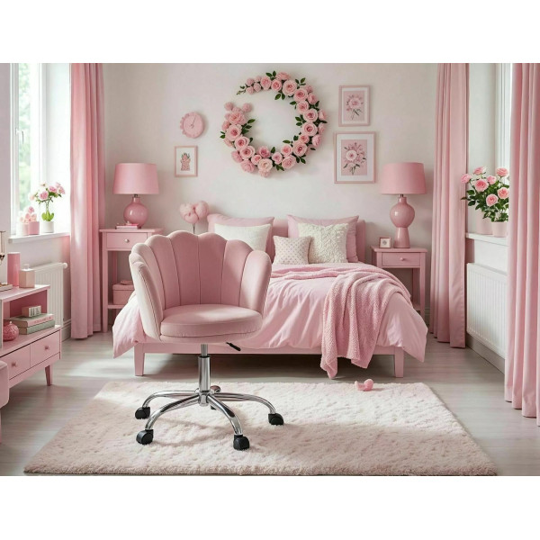 Fotel Obrotowy Rose Velvet