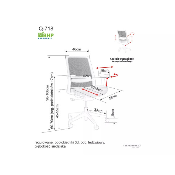 Fotel Obrotowy Q-718