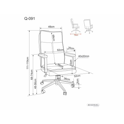 Fotel Obrotowy Q-091