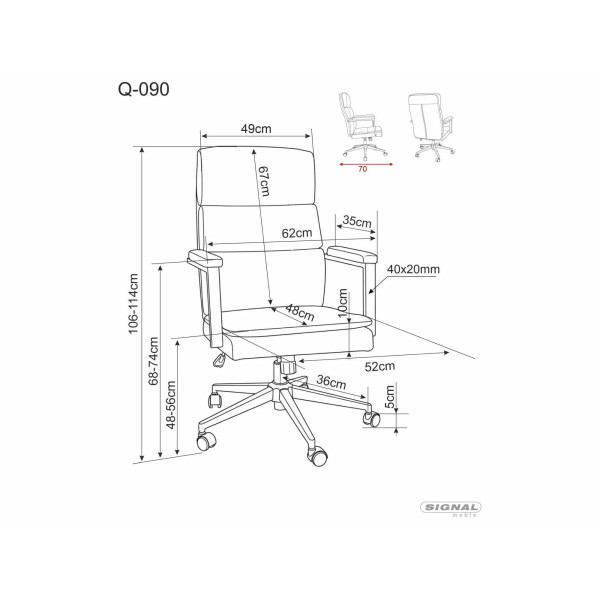Fotel Obrotowy Q-090