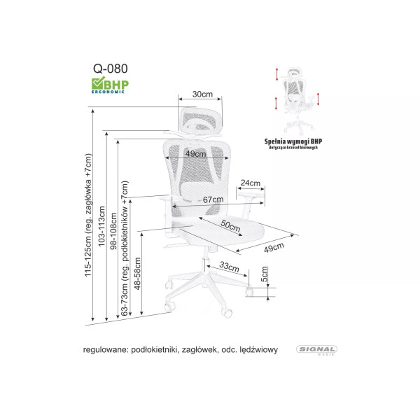 Fotel Obrotowy Q-080M