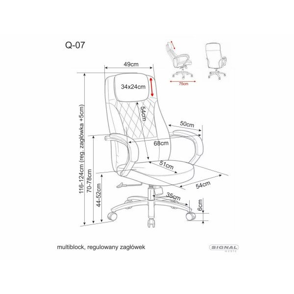 Fotel Obrotowy Q-07