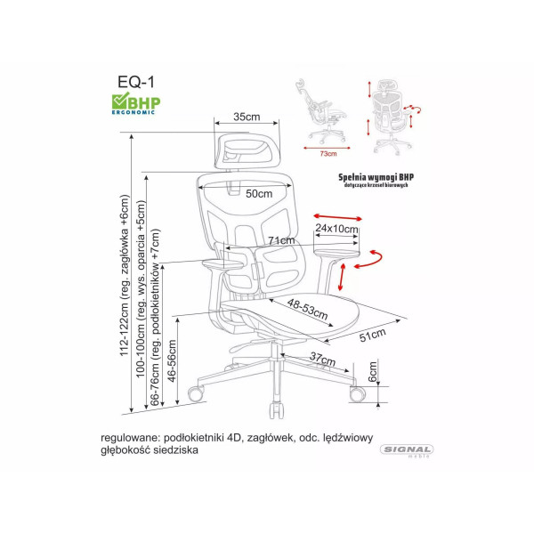 Fotel Obrotowy Eq-1