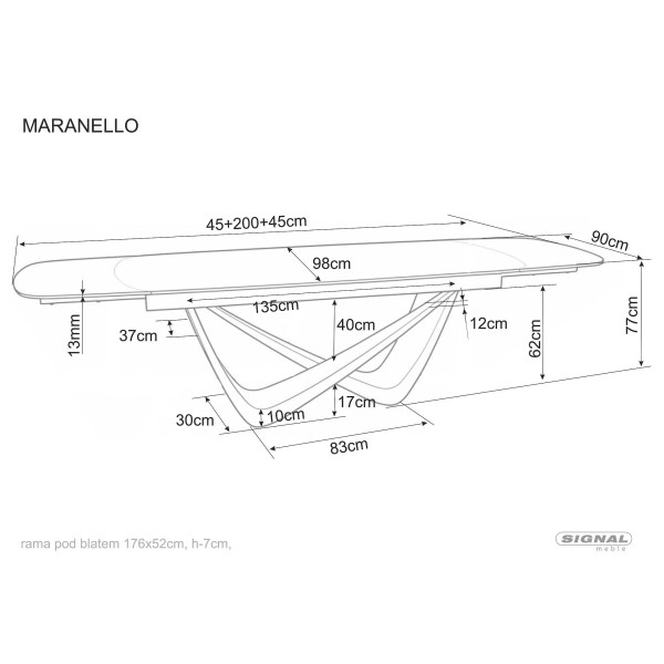 Stół Maranello Ceramic