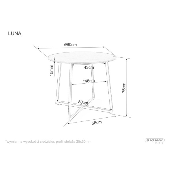 Stół Luna