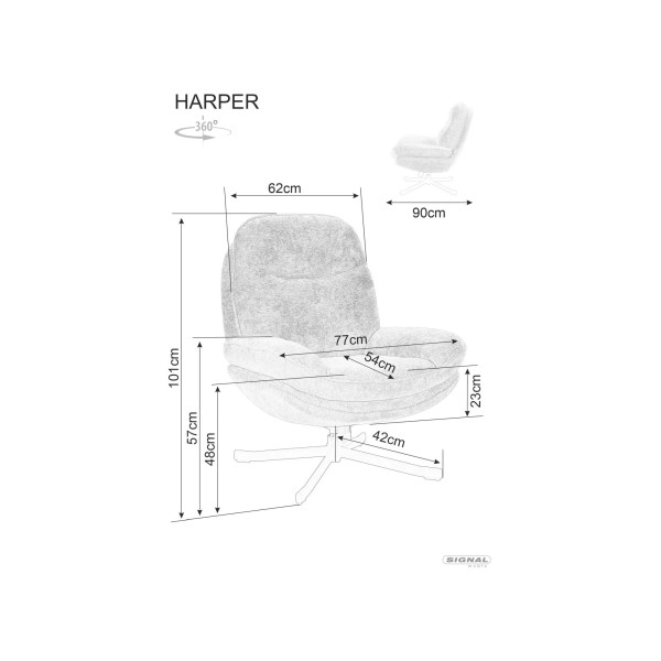 Fotel Harper