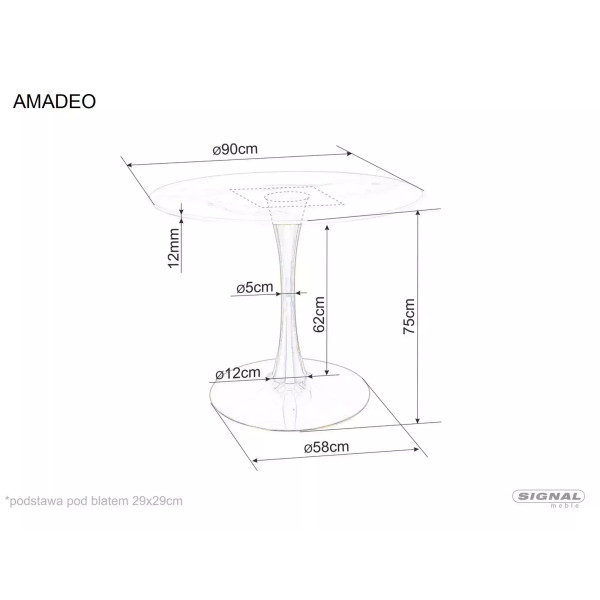 Stół Amadeo