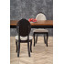 Windsor Stół Rozkładany 160-240X90X76 Cm Kolor Ciemny Dąb/Czarny Halmar