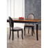 Windsor Stół Rozkładany 160-240X90X76 Cm Kolor Ciemny Dąb/Czarny Halmar