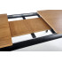 Windsor Stół Rozkładany 160-240X90X76 Cm Kolor Ciemny Dąb/Czarny Halmar