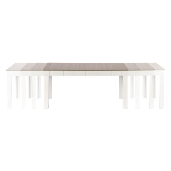 Seweryn 160/300 Cm Stół Kolor Dąb Sonoma / Biały (160-300X90X76 Cm) Halmar