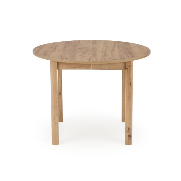 Ringo Stół Kolor Blat Dąb Craft, Nogi - Dąb Craft (102-142X102X76 Cm) Halmar