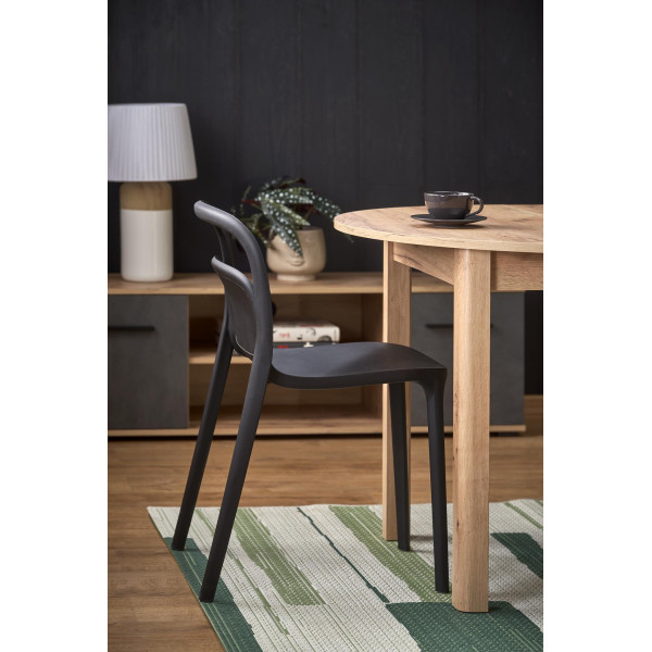 Ringo Stół Kolor Blat Dąb Craft, Nogi - Dąb Craft (102-142X102X76 Cm) Halmar