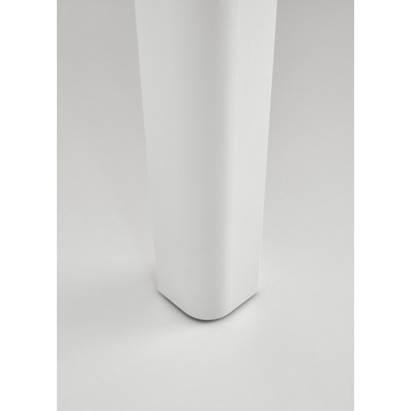 Ringo Stół Kolor Blat Dąb Craft, Nogi - Biały (102-142X102X76 Cm) Halmar