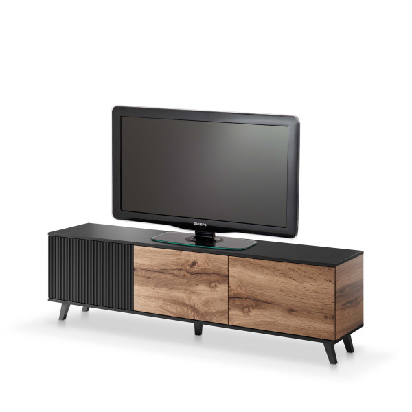 Random Rtv-2 Stolik Rtv 180 Cm Dąb Wotan/Czarny