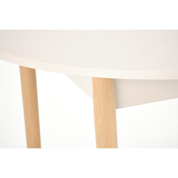 Pivot Stół Rozkładany 102-142X102X75 Cm, Blat - Kaszmir, Nogi - Naturalny Halmar