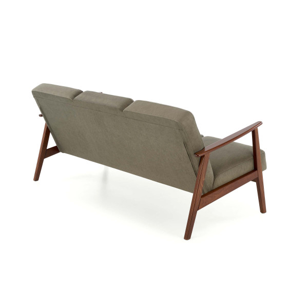 Milano 3S Sofa - Oliwkowy Tap. Castel 39 Halmar