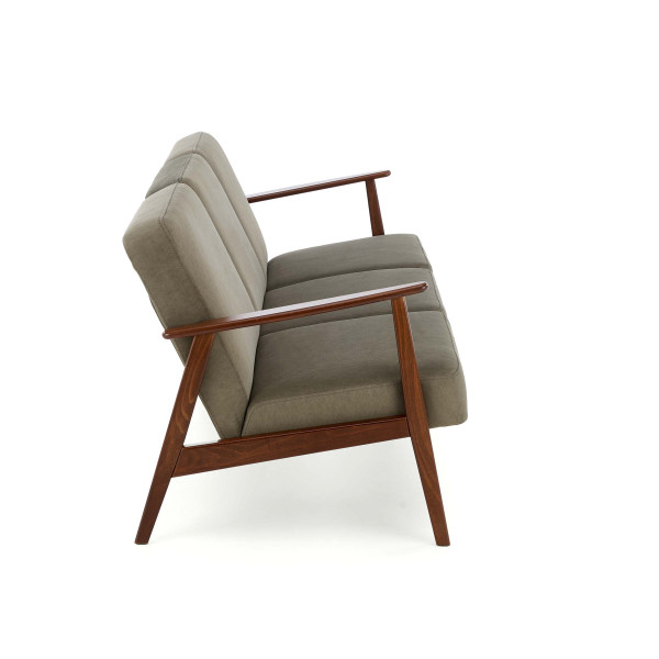 Milano 3S Sofa - Oliwkowy Tap. Castel 39 Halmar