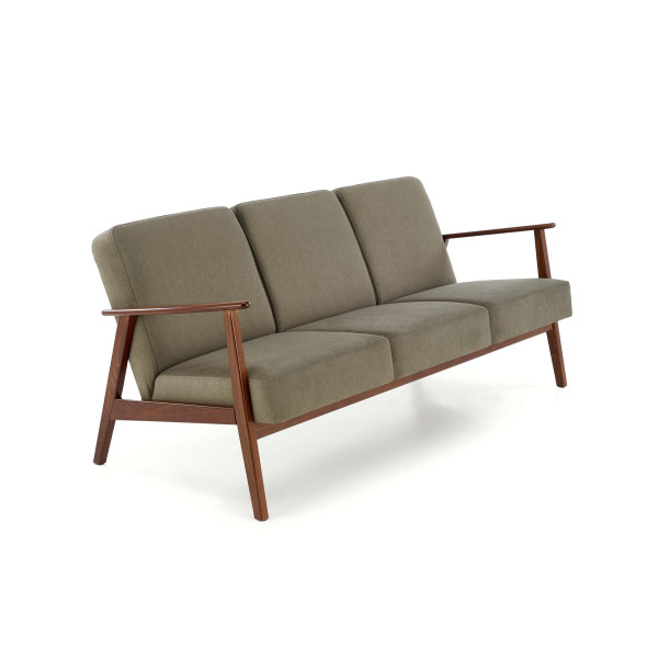 Milano 3S Sofa - Oliwkowy Tap. Castel 39 Halmar