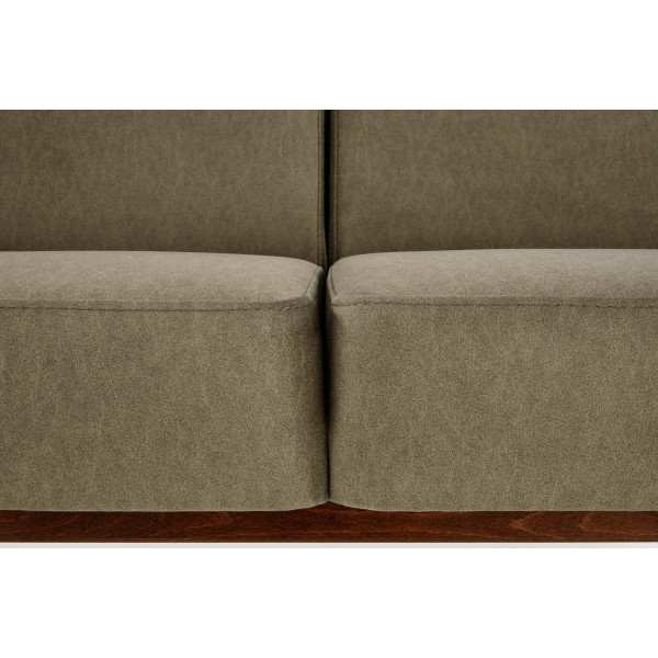 Milano 3S Sofa - Oliwkowy Tap. Castel 39 Halmar