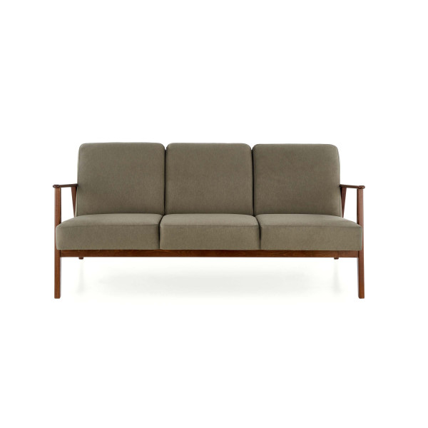 Milano 3S Sofa - Oliwkowy Tap. Castel 39 Halmar